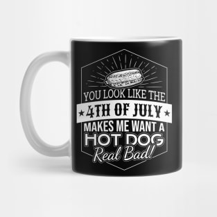 You look like the 4th of July hot dog lover Mug